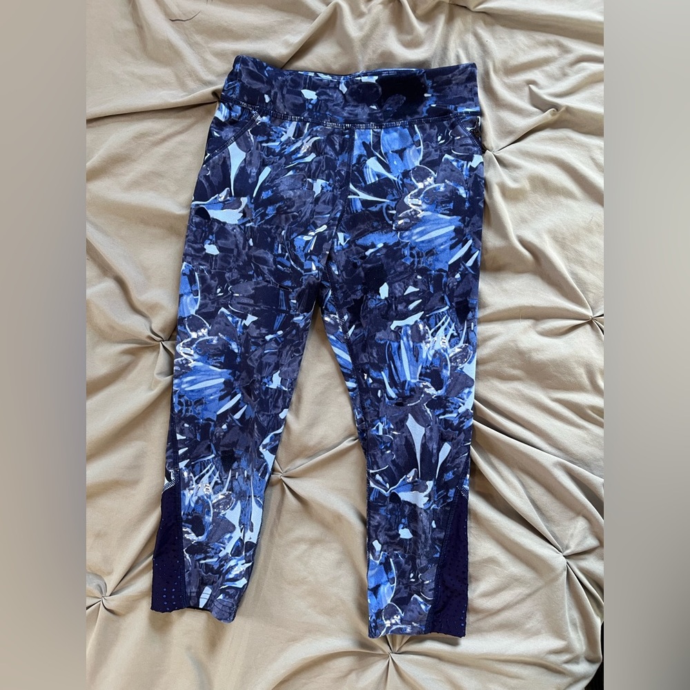 Kids blue and purple joggers.